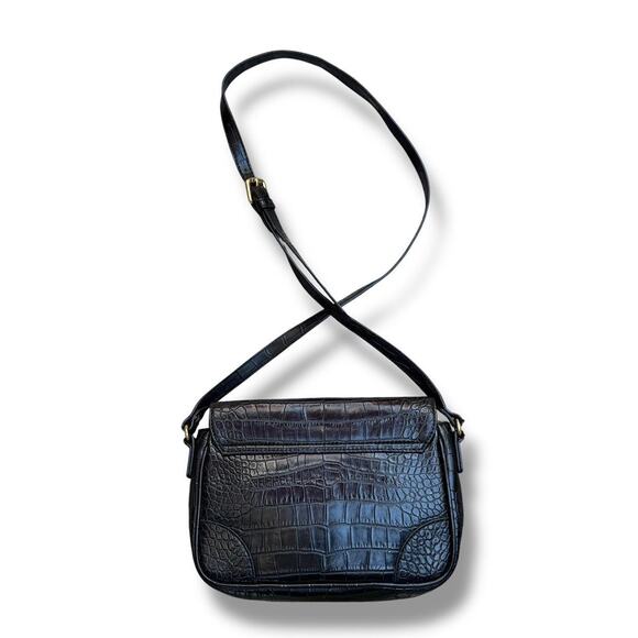 Vivienne Westwood Anglomania Croc Leather Shoulder Bag - Picture 3 of 7
